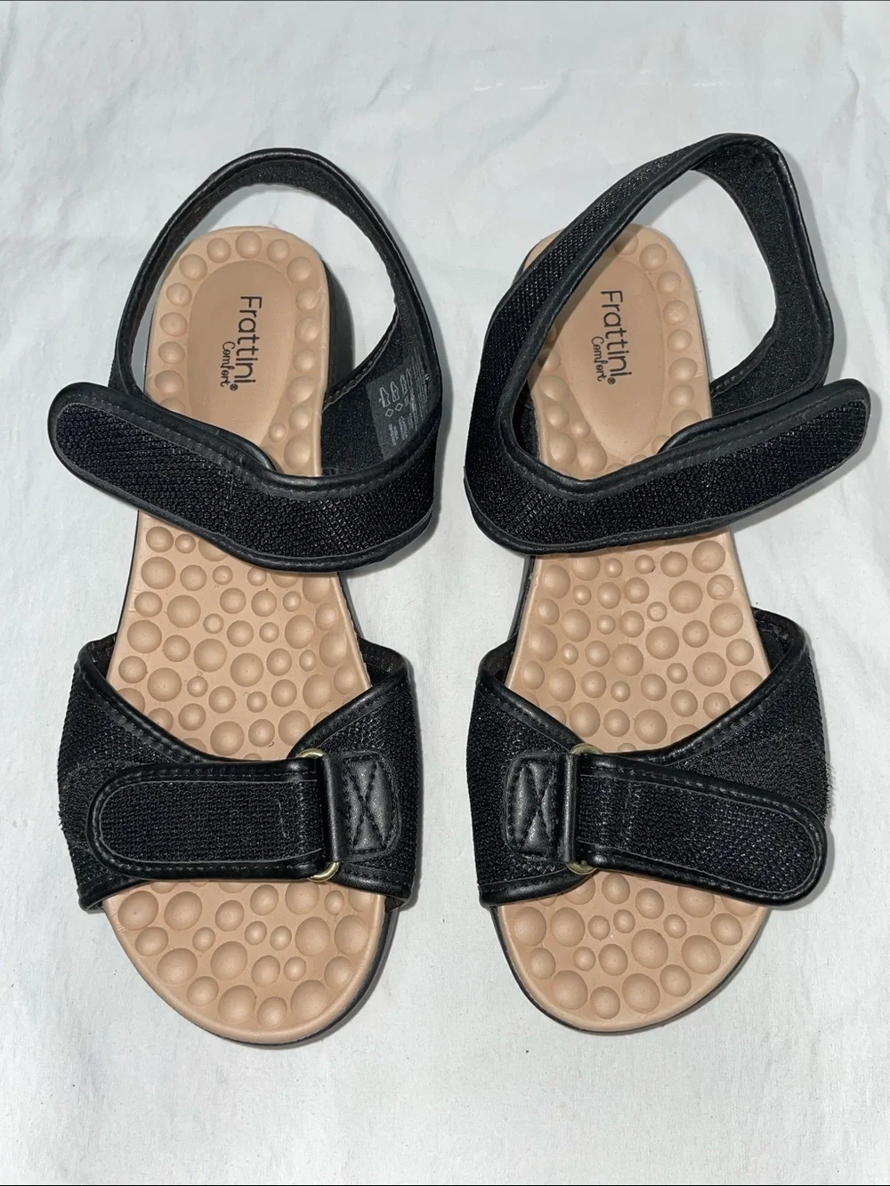 FRATTINI COMFORT SANDALS WITH ADJUSTABLE VELCO STRAPS FTL-07-126